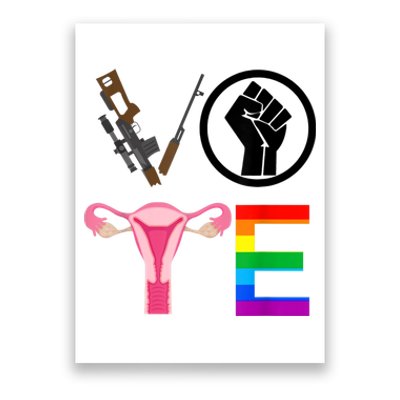 Black Lives Matter Vote Lgbt Gay Rights Feminist Equality Poster