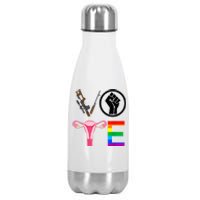 Black Lives Matter Vote Lgbt Gay Rights Feminist Equality Stainless Steel Insulated Water Bottle