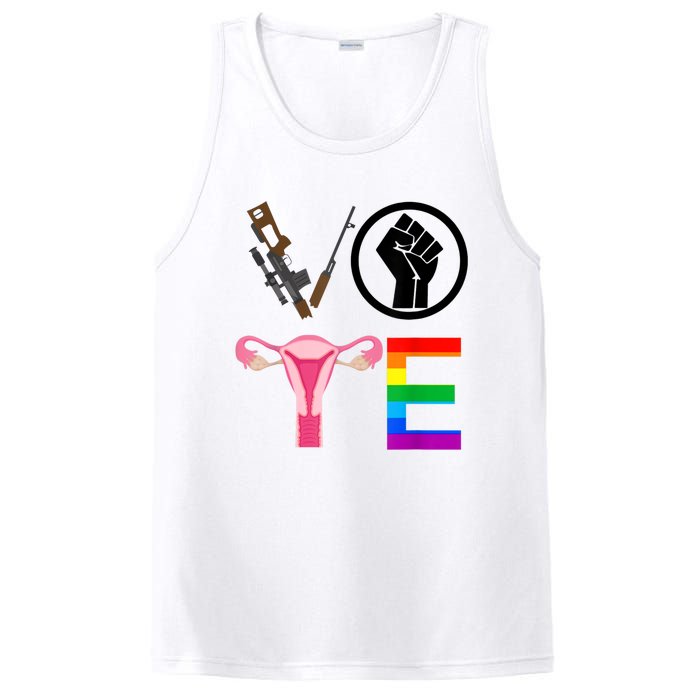 Black Lives Matter Vote Lgbt Gay Rights Feminist Equality PosiCharge Competitor Tank