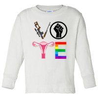 Black Lives Matter Vote Lgbt Gay Rights Feminist Equality Toddler Long Sleeve Shirt