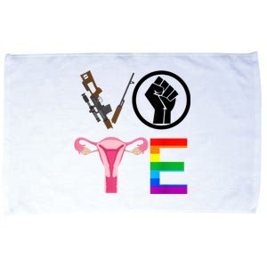 Black Lives Matter Vote Lgbt Gay Rights Feminist Equality Microfiber Hand Towel