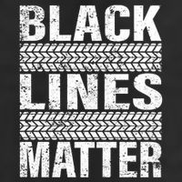 Black Lines Matter Drift Car Burnout Drag Racing Enthusiast Gift 11oz C Handle Ceramic Mug