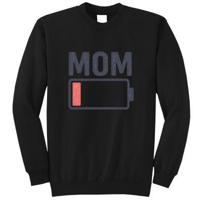 Battery Low Mom Sweatshirt