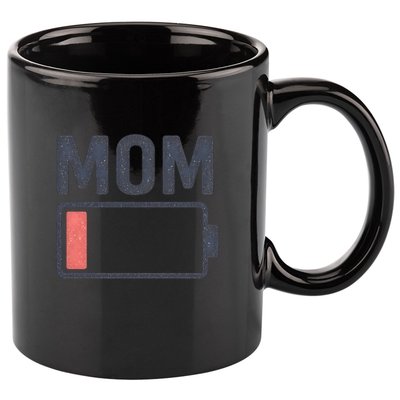 Battery Low Mom 11oz C Handle Ceramic Mug