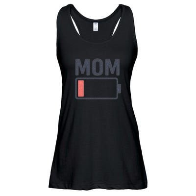 Battery Low Mom Ladies Essential Flowy Tank