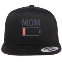 Battery Low Mom Flat Bill Trucker Hat