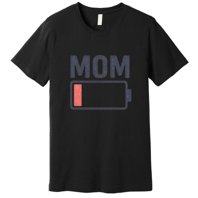 Battery Low Mom Premium T-Shirt