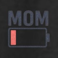 Battery Low Mom 25L Jumbo Tote