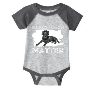 Black Labs Matter Labrador Retriever Lover Dog Owner Infant Baby Jersey Bodysuit