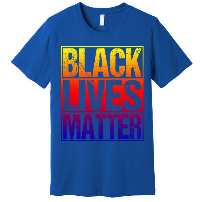 Black Lives Matter Distressed Vintage Black History Month Great Gift Premium T-Shirt