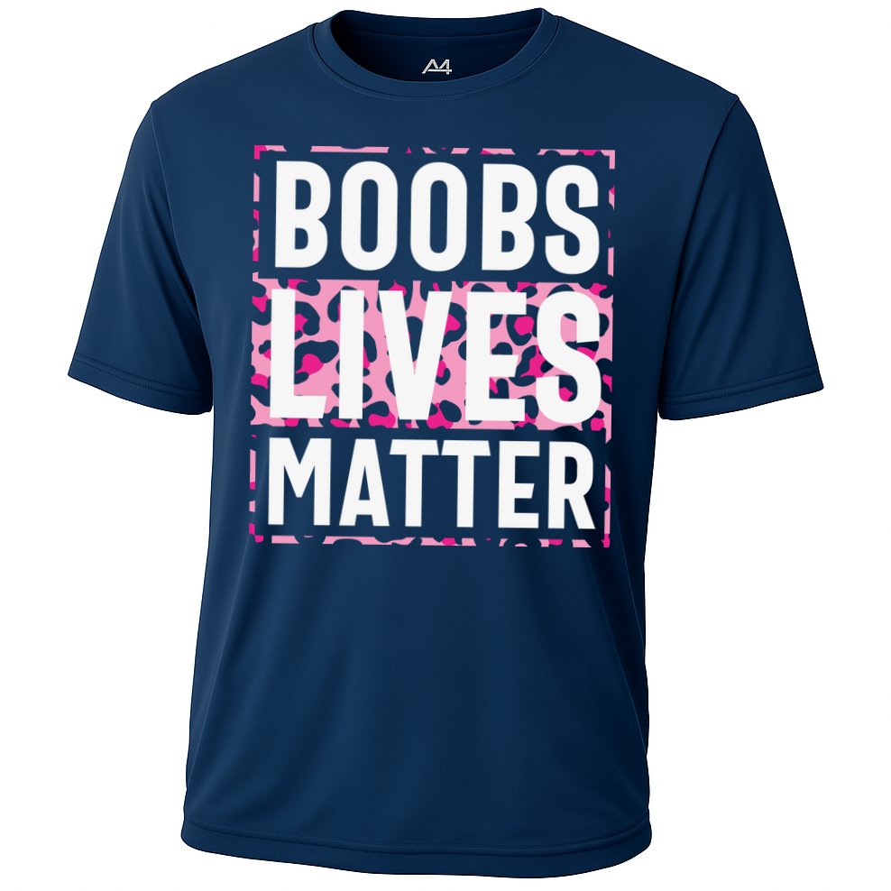 Boobs Lives Matter Breast Cancer Performance Shirt