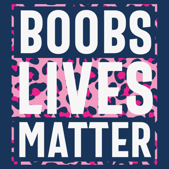 Boobs Lives Matter Breast Cancer Cooling Performance Crew T-Shirt