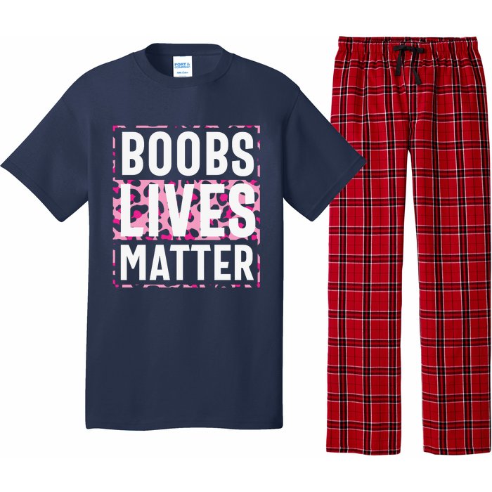 Boobs Lives Matter Breast Cancer Pajama Set