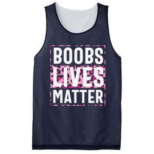 Boobs Lives Matter Breast Cancer Mesh Reversible Basketball Jersey Tank