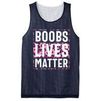 Boobs Lives Matter Breast Cancer Mesh Reversible Basketball Jersey Tank