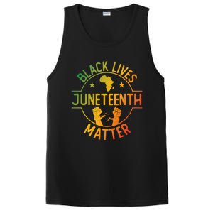 Black Lives Matter Happy Juneteenth African Ancestry Pride Meaningful Gift PosiCharge Competitor Tank