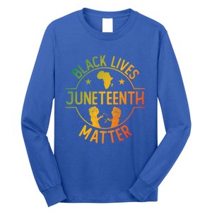 Black Lives Matter Happy Juneteenth African Ancestry Pride Meaningful Gift Long Sleeve Shirt