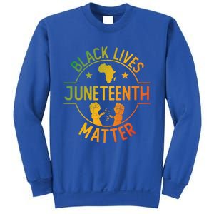 Black Lives Matter Happy Juneteenth African Ancestry Pride Meaningful Gift Sweatshirt