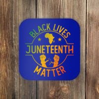 Black Lives Matter Happy Juneteenth African Ancestry Pride Meaningful Gift Coaster