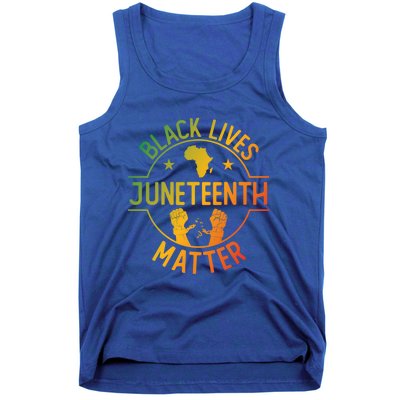 Black Lives Matter Happy Juneteenth African Ancestry Pride Meaningful Gift Tank Top