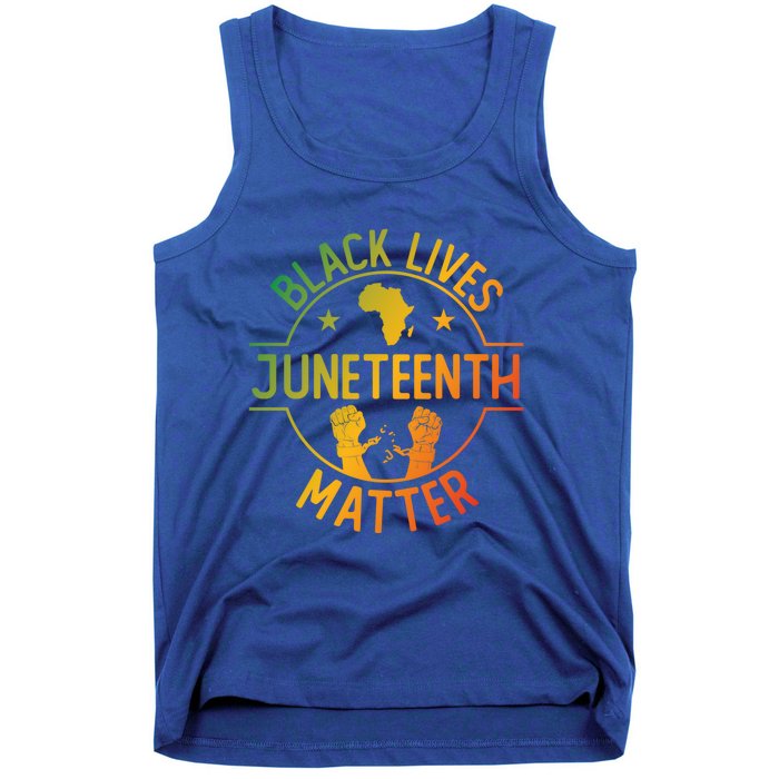 Black Lives Matter Happy Juneteenth African Ancestry Pride Meaningful Gift Tank Top