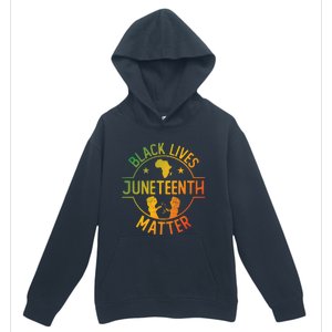 Black Lives Matter Happy Juneteenth African Ancestry Pride Meaningful Gift Urban Pullover Hoodie