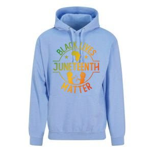 Black Lives Matter Happy Juneteenth African Ancestry Pride Meaningful Gift Unisex Surf Hoodie