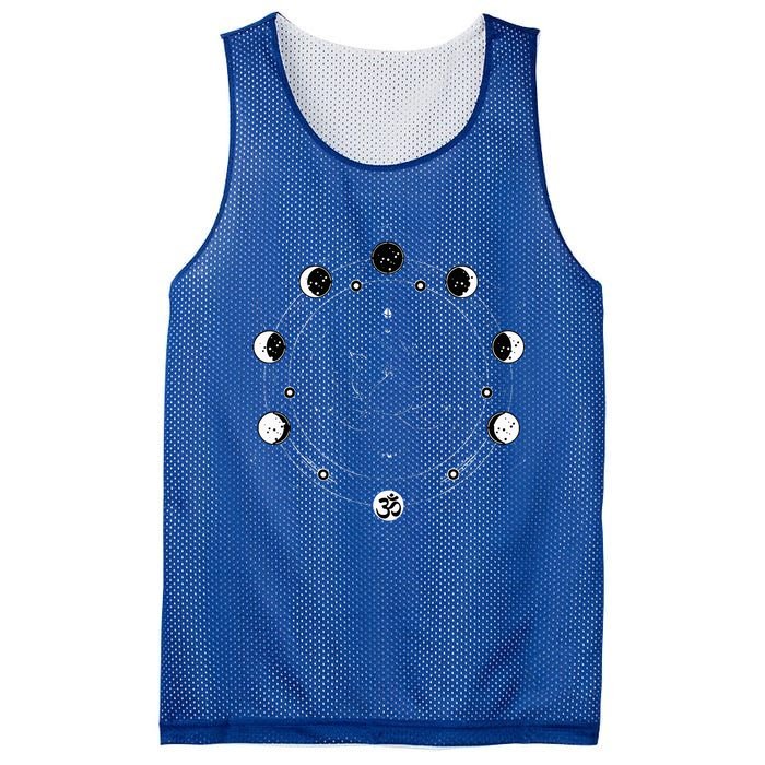 Black Lotus Moon Flower Phases Yoga Mesh Reversible Basketball Jersey Tank