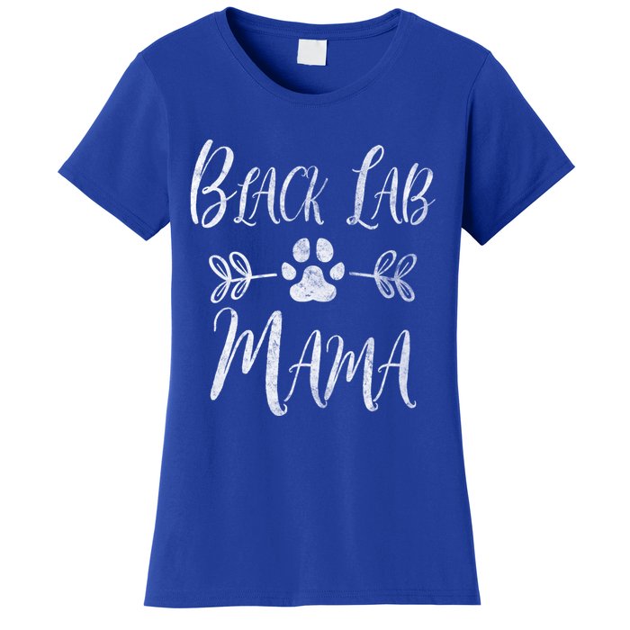 Black Lab Mama Gift Labrador Retriever Lover Funny Dog Mom Great Gift Women's T-Shirt