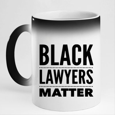 Black Lawyers Matter Proud Lawyers 11oz Black Color Changing Mug