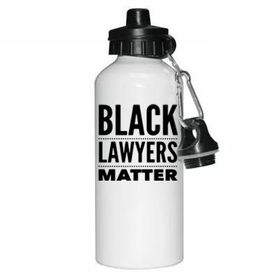 Black Lawyers Matter Proud Lawyers Aluminum Water Bottle 