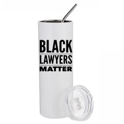 Black Lawyers Matter Proud Lawyers Stainless Steel Tumbler