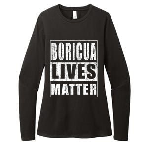 Boricua Lives Matter Funny Puerto Rico Gift Womens CVC Long Sleeve Shirt