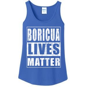 Boricua Lives Matter Funny Puerto Rico Gift Ladies Essential Tank