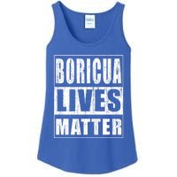 Boricua Lives Matter Funny Puerto Rico Gift Ladies Essential Tank