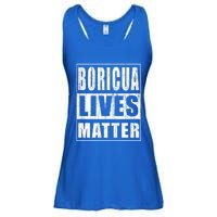 Boricua Lives Matter Funny Puerto Rico Gift Ladies Essential Flowy Tank