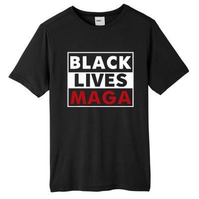 Black Lives Maga Tall Fusion ChromaSoft Performance T-Shirt