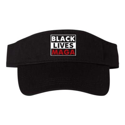 Black Lives Maga Valucap Bio-Washed Visor