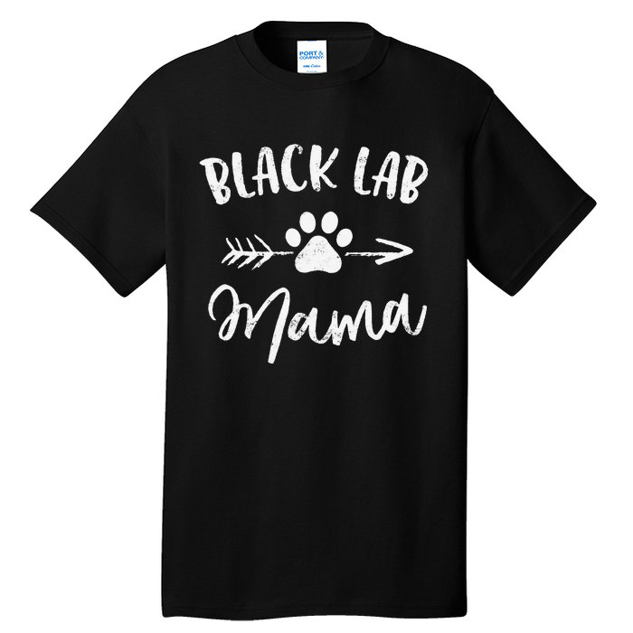 Black Lab Mama Labrador Retriever Lover Gifts Dog Mom Mother Tall T-Shirt