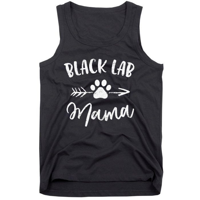 Black Lab Mama Labrador Retriever Lover Gifts Dog Mom Mother Tank Top