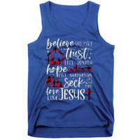 Believe Like Mary Trust Like Joseph Hope Like Shepherds Tank Top