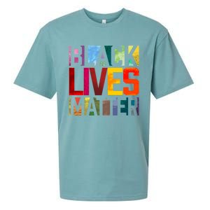 Black Lives Matter Blm Movet End Racism Gift Sueded Cloud Jersey T-Shirt