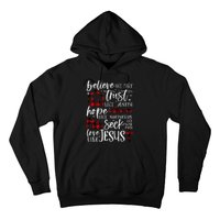 Believe Like Mary Trust Like Joseph Hope Like Shepherds  Hoodie