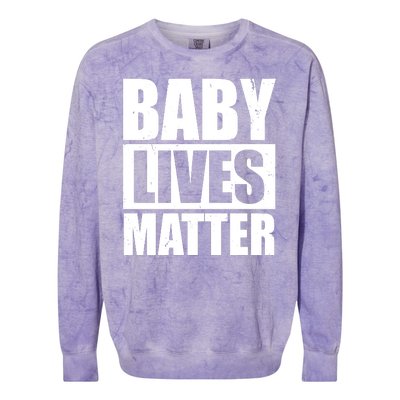 Baby Lives Matter Colorblast Crewneck Sweatshirt