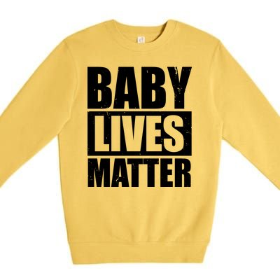 Baby Lives Matter Premium Crewneck Sweatshirt