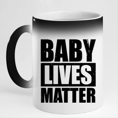 Baby Lives Matter 11oz Black Color Changing Mug