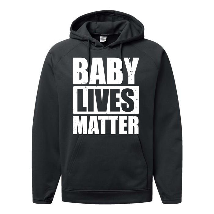 Baby Lives Matter Performance Fleece Hoodie