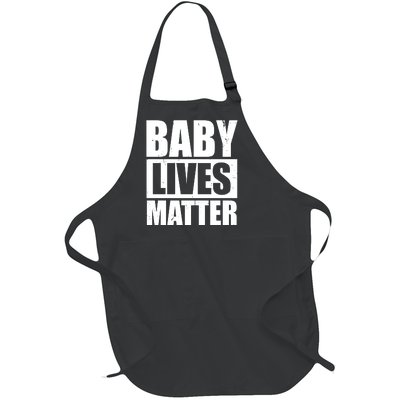 Baby Lives Matter Full-Length Apron With Pockets