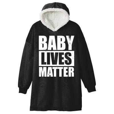 Baby Lives Matter Hooded Wearable Blanket