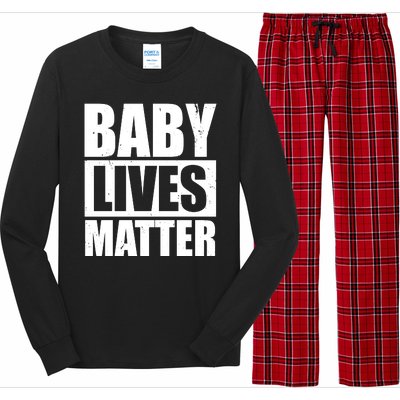 Baby Lives Matter Long Sleeve Pajama Set